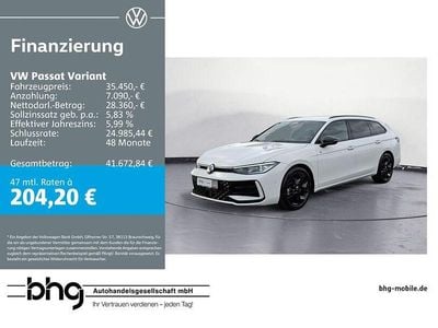 Gebraucht VW Passat R-line 150 PS (110 kW) 2025 Weiß Kombi