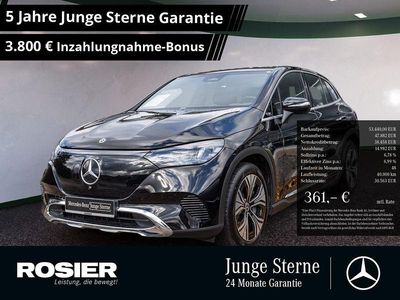 Gebraucht Mercedes EQE350 Electric Art 214 kW (292 PS) 2024 Schwarz / obsidianschwarz (metallic) SUV