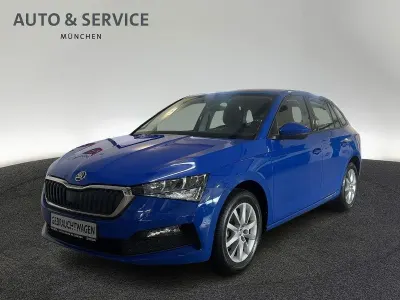 Gebraucht Skoda Scala Ambition 95 PS (69 kW) 2023 Blau Kleinwagen