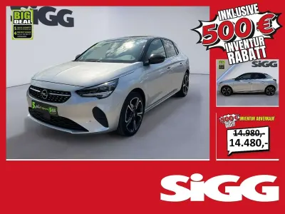 Gebraucht Opel Corsa Elegance 101 PS (74 kW) 2023 Aluminium silb/kristall silb Kleinwagen
