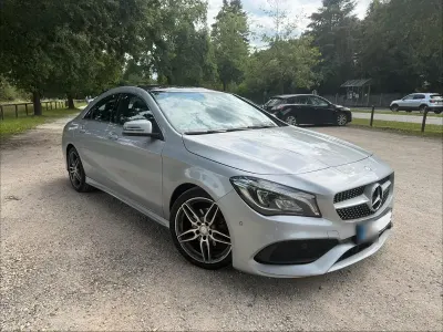 Gebraucht Mercedes CLA180 AMG line 122 PS (89 kW) 2017 Silber Coupé