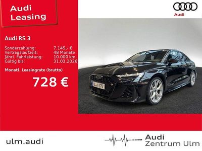 Gebraucht Audi RS3 Sport 400 PS (294 kW) 2025 Mythosschwarz metallic Limousine