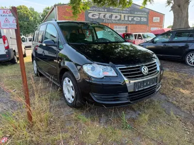 Gebraucht VW Touran Trendline 140 PS (102 kW) 2009 Schwarz Van / Kleinbus