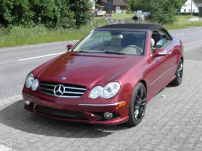 Gebraucht Mercedes CLK55 AMG AMG 387 PS (284 kW) 2008 Rot Cabrio