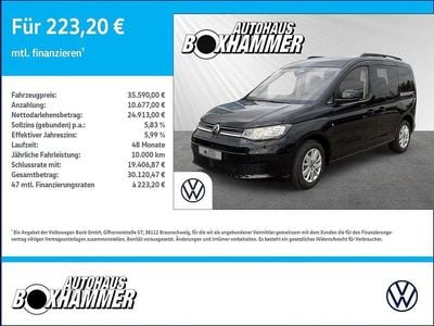 Neu VW Caddy Life 116 PS (85 kW) 2025 Schwarz Van / Kleinbus