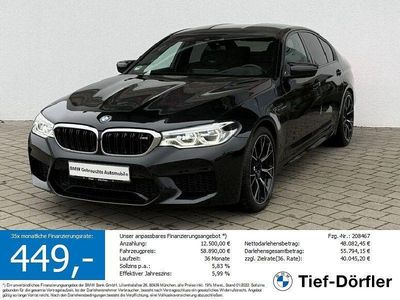 Schwarz Gebraucht 2019 BMW M5 Sport Line Limousine | 57.999 € (Guter Preis)