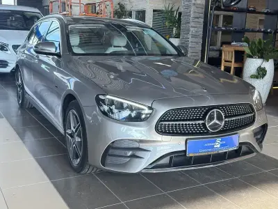 Gebraucht Mercedes E300 AMG line 306 PS (225 kW) 2020 Silber mojavesilber metalliclack (metallic) Kombi