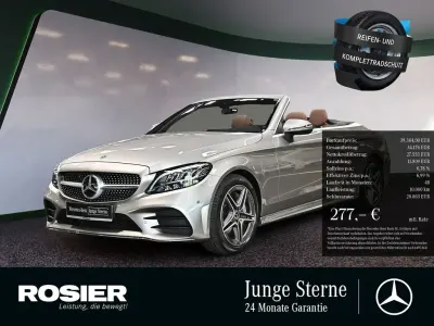 Gebraucht Mercedes C300 AMG 245 PS (180 kW) 2022 Silber / mojavesilber (metallic) Cabrio