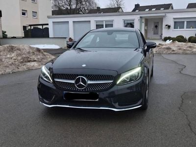 Usata Mercedes C180 AMG line 156 CV (114 kW) 2016 Nero Coupé