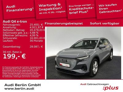 Gebraucht Audi Q4 e-tron Comfort 125 kW (170 PS) 2023 Kieselgrau SUV