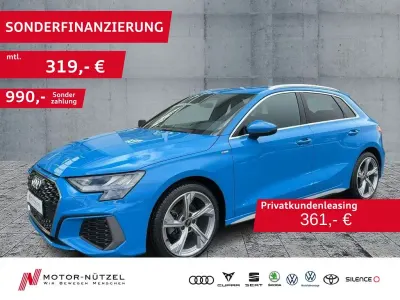 Brugt Audi A3 S-Line 116 HK (85 kW) 2022 Blå Sedan