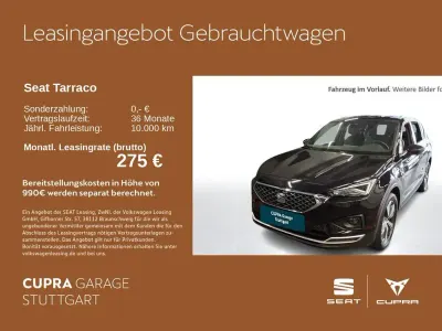 Gebraucht Seat Tarraco XCELLENCE 150 PS (110 kW) 2022 Schwarz SUV