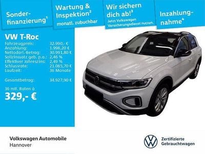 Gebraucht VW T-Roc Style 150 PS (110 kW) 2025 Pure white SUV
