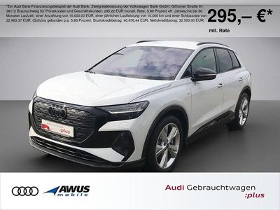 Gebraucht Audi Q4 e-tron S-Line 210 kW (286 PS) 2024 Gletscherweiß metallic SUV