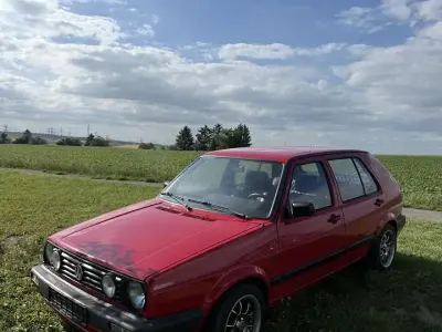 Gebraucht VW Golf II 69 PS (50 kW) 1990 Rot Kleinwagen