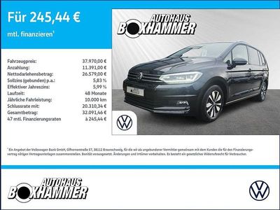Gebraucht VW Touran Move 150 PS (110 kW) 2024 Schwarz (deep black perleffekt) Van / Kleinbus