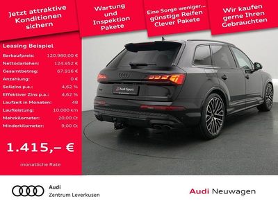 Neu Audi SQ7 Sport 507 PS (372 kW) 2026 Schwarz SUV