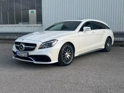 Gebraucht Mercedes CLS63 AMG Shooting Brake AMG 585 PS (430 kW) 2015 Weiß Kombi