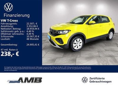 Gebraucht VW T-Cross 95 PS (69 kW) 2025 Grape yellow SUV