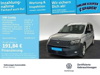 Usata VW Caddy Basis 122 CV (89 kW) 2021 Argento Monovolume