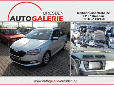 Gebraucht Skoda Fabia Ambition 95 PS (69 kW) 2022 Stribrna brilliant/ brilliantsil (metallic) Kleinwagen