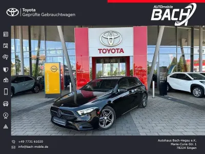 Gebraucht Mercedes A200 AMG 163 PS (119 kW) 2018 Nachtschwarz Limousine