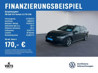 Gebraucht VW Golf VIII R-line 150 PS (110 kW) 2023 Grau Kombi