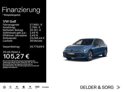 Gebraucht VW Golf VIII Goal 150 PS (110 kW) 2025 Anemonenblau metallic Limousine