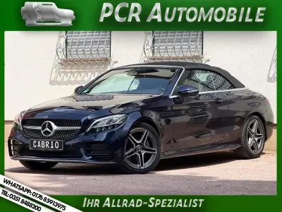 Gebraucht Mercedes C200 AMG line 184 PS (135 kW) 2019 Blau Cabrio