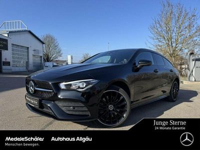 Gebraucht Mercedes CLA250e Shooting Brake AMG 160 PS (117 kW) 2022 Unilack nachtschwarz Kombi