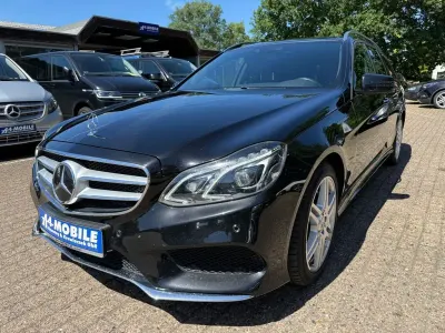 Gebraucht Mercedes E500 AMG 408 PS (300 kW) 2014 Obsidianschwarz  metalliclack Kombi