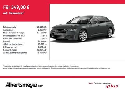 Grau Gebraucht 2019 Audi A6 Sport Kombi | 31.890 € (Fairer Preis)