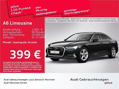 Schwarz Gebraucht 2023 Audi A6 Advanced Limousine | 32.796 € (Superpreis)