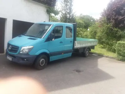 Gebraucht Mercedes Sprinter 129 PS (94 kW) 2015 Blau Van