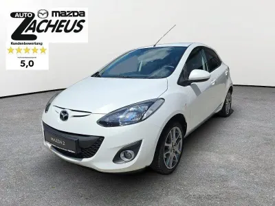 Gebraucht Mazda 2 Edition 84 PS (61 kW) 2012 Arachneweiß metallic (metallic) Kleinwagen
