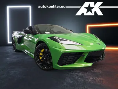 Neu Corvette C8 495 PS (364 kW) 2026 Grün Cabrio