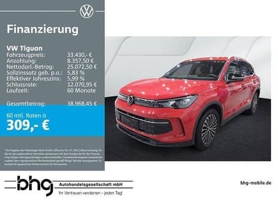 Gebraucht VW Tiguan 150 PS (110 kW) 2025 Persimmon red metallic SUV