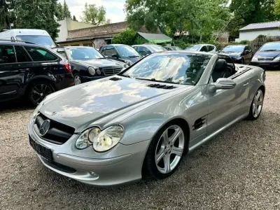 Gebraucht Mercedes SL500 306 PS (225 kW) 2003 Silber Cabrio