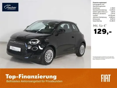 Gebraucht Fiat 500e Action 69 kW (95 PS) 2022 Schwarz Limousine