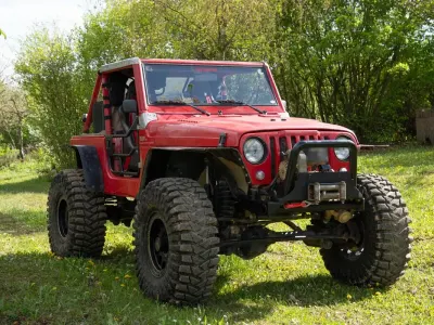 Brugt Jeep Wrangler 230 HK (169 kW) 1997 Rød SUV