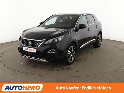 Gebraucht Peugeot 3008 Allure GT-Line 131 PS (96 kW) 2019 Schwarz SUV