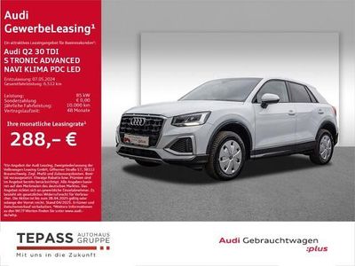 Gebraucht Audi Q2 Advanced Plus 116 PS (85 kW) 2024 Gletscherweiß metallic SUV