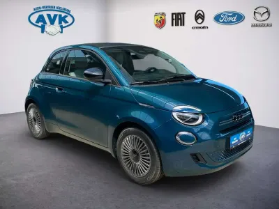 Neu Fiat 500 Icon 65 PS (47 kW) 2026 Ozean grün Cabrio