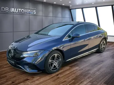 Second-hand Mercedes EQE300 AMG line 180 kW (245 CP) 2023 Albastru Berlinǎ
