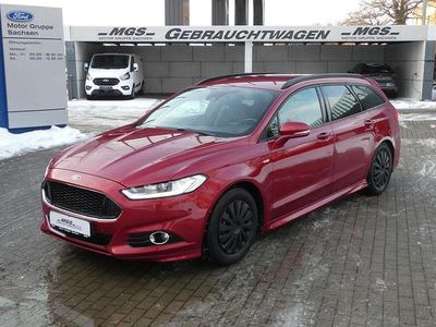 Rubyrot (metallic) Gebraucht 2018 Ford Mondeo ST-Line Kombi | 18.950 € (Teuer)
