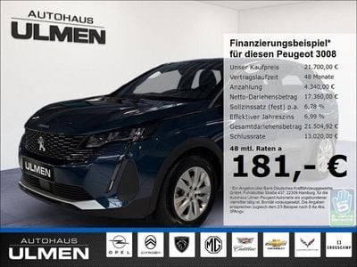 Gebraucht Peugeot 3008 Active 131 PS (96 kW) 2023 Blau SUV