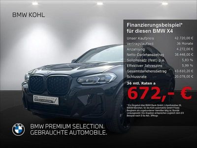 Gebraucht BMW X4 M Sport 190 PS (139 kW) 2022 Schwarz SUV