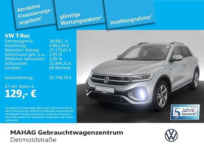 Gebraucht VW T-Roc R-line 150 PS (110 kW) 2024 Pyritsilber metallic SUV