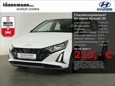 Usata Hyundai i20 Trend 101 CV (74 kW) 2025 Bianco Utilitaria