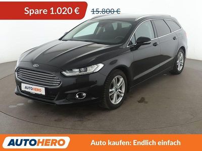Schwarz Gebraucht 2018 Ford Mondeo Titanium Kombi | 14.780 € (Etwas zu teuer)